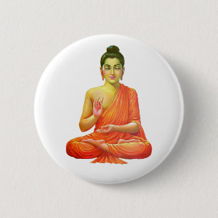 Buddha Ronde Button 5,7 Cm