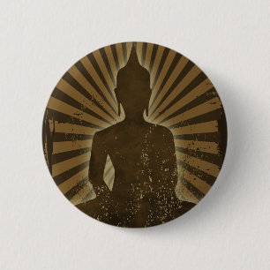 Buddha Ronde Button 5,7 Cm