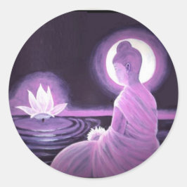 Buddha Ronde Sticker