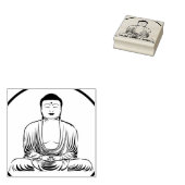 Buddha Rubberstempel (Gestempeld)