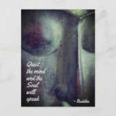 Buddha Rustig de Geest Quote Postkaart (Voorkant)