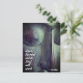 Buddha Rustig de Geest Quote Postkaart (Staand voorkant)