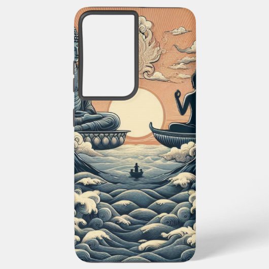 Buddha Samsung Galaxy Hoesje (Achterkant)