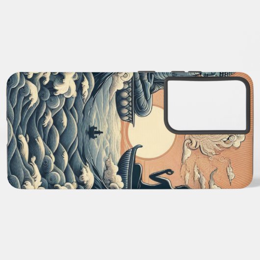 Buddha Samsung Galaxy Hoesje (Linkerkant)