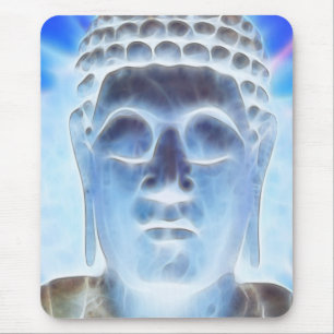 Buddha Sculpture Glow Mousepad Muismat