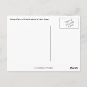 buddha sensō-ji briefkaart (Achterkant)