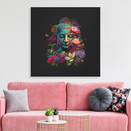 Buddha Serenity Canvas Afdruk (Insitu (Woonkamer))