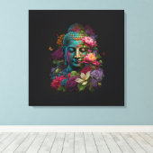 Buddha Serenity Canvas Afdruk (Insitu (Houten vloer))