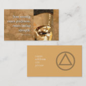 Buddha Serenity Gentleness Sterkte Visitekaartje (Voorkant / Achterkant)