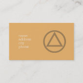 Buddha Serenity Gentleness Sterkte Visitekaartje (Achterkant)