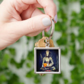 Buddha Shakyamuni, Flower, Himalaya - Nepal Sleutelhanger (Hand)