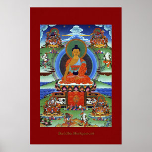 Buddha Shakyamuni Religieuze Art Poster Series