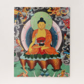 Buddha Shakyamuni, Tibetaans schilderen, boeddhism Legpuzzel (Verticaal)