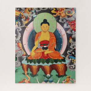 Buddha Shakyamuni, Tibetaans schilderen, boeddhism Legpuzzel