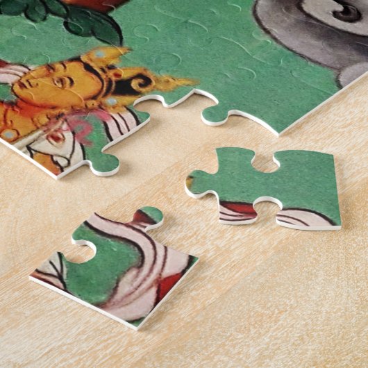 Buddha Shakyamuni, Tibetaans schilderen, boeddhism Legpuzzel (Zijkant)