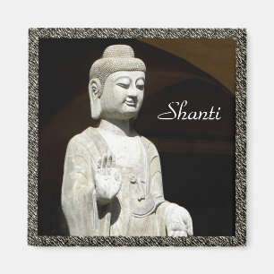 Buddha Shanti, omgevormd Magneet