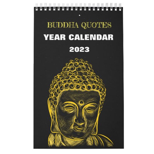 Buddha Siddharta Year Calendar 2023 Quotes Kalender (Hoes)