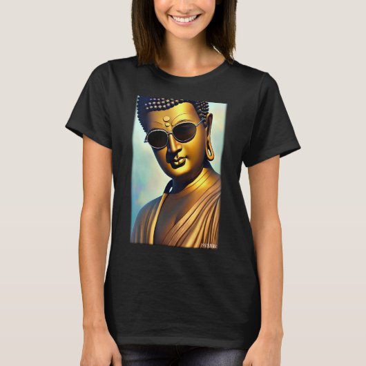 Buddha Siddhartha Gautama Sunbril Religie Indi T-shirt (Voorkant)