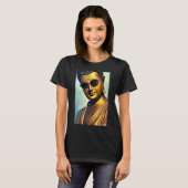 Buddha Siddhartha Gautama Sunbril Religie Indi T-shirt (Voorkant volledig)