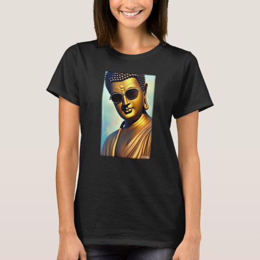 Buddha Siddhartha Gautama Sunglasses Religion Indi T-shirt (Voorkant)