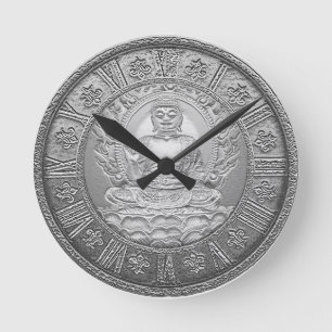 Buddha Silver Kijk Ronde Klok