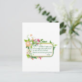 Buddha Single Candle Quote Briefkaart (Staand voorkant)