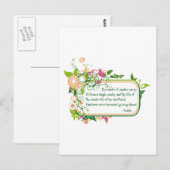 Buddha Single Candle Quote Briefkaart (Voorkant / Achterkant)
