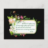 Buddha Single Candle Quote Briefkaart (Voorkant)