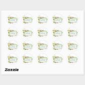 Buddha Single Candle Quote Ronde Sticker (Vel)