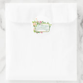 Buddha Single Candle Quote Ronde Sticker (Tas)