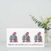 Buddha Sinterklaas Feestdagenkaart (Staand voorkant)