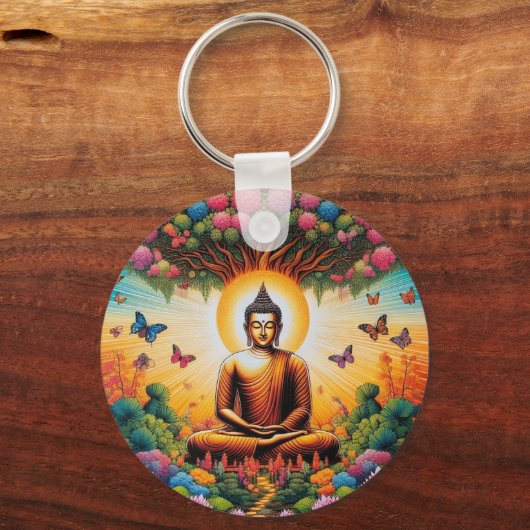 Buddha Sleutelhanger (Achterkant)