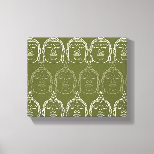 Buddha Spiritueel Modern Zen Wrapped Canvas (Voorkant)