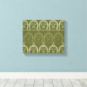 Buddha Spiritueel Modern Zen Wrapped Canvas (Insitu (Houten vloer))