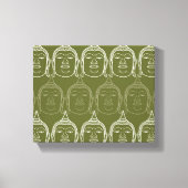 Buddha Spiritueel Modern Zen Wrapped Canvas Afdruk (Voorkant)