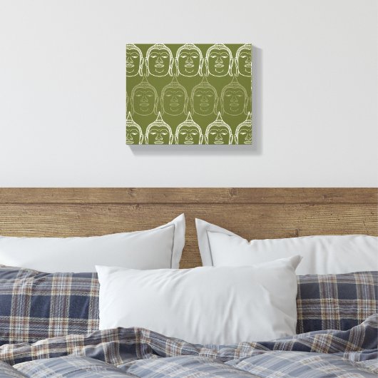 Buddha Spiritueel Modern Zen Wrapped Canvas Afdruk (Insitu (Slaapkamer))