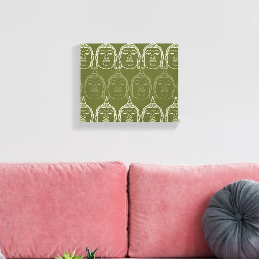 Buddha Spiritueel Modern Zen Wrapped Canvas Afdruk (Insitu (Woonkamer))