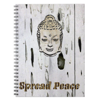 Buddha Spread Peace Spiral Photo Notitieboek