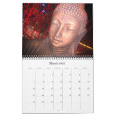 Buddha-standbeelden 2026 kalender (Mar 2027)