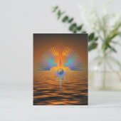 Buddha Star 3D Briefkaart (Staand voorkant)