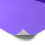 Buddha Star 3D | lila violet Poster (Hoek)