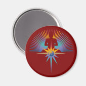 Buddha Star 3D Magneet (Voorkant / Achterkant)