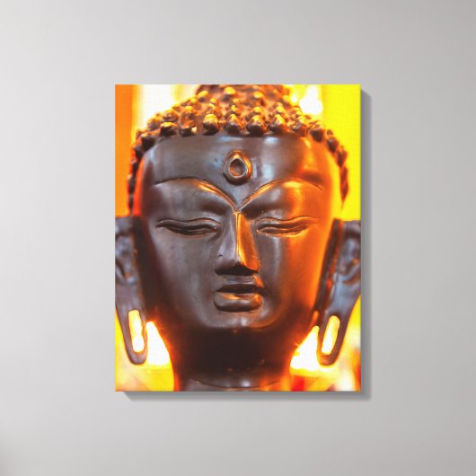 Buddha Statue Canvas Afdruk (Voorkant)