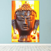 Buddha Statue Canvas Afdruk (Insitu (Houten vloer))
