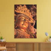 Buddha Statue Daibutsu Canvas Afdruk (Insitu (Woonkamer))