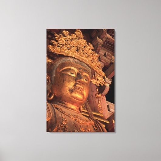 Buddha Statue Daibutsu Canvas Afdruk (Voorkant)