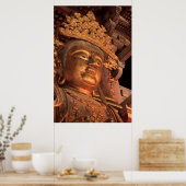 Buddha Statue Daibutsu Poster (Keuken)