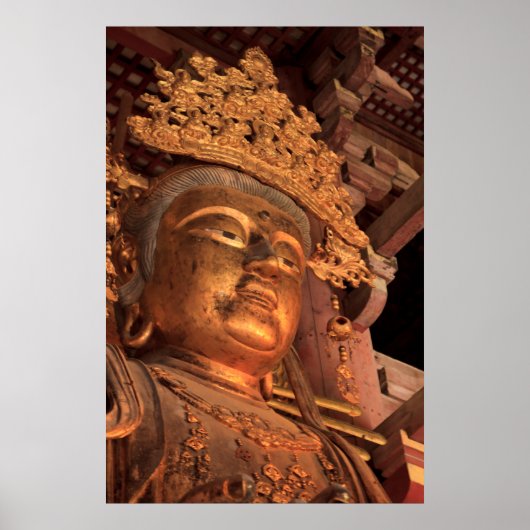 Buddha Statue Daibutsu Poster (Voorkant)