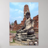 Buddha Statue Poster (Voorkant)