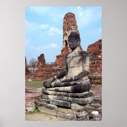 Buddha Statue Poster (Voorkant)
